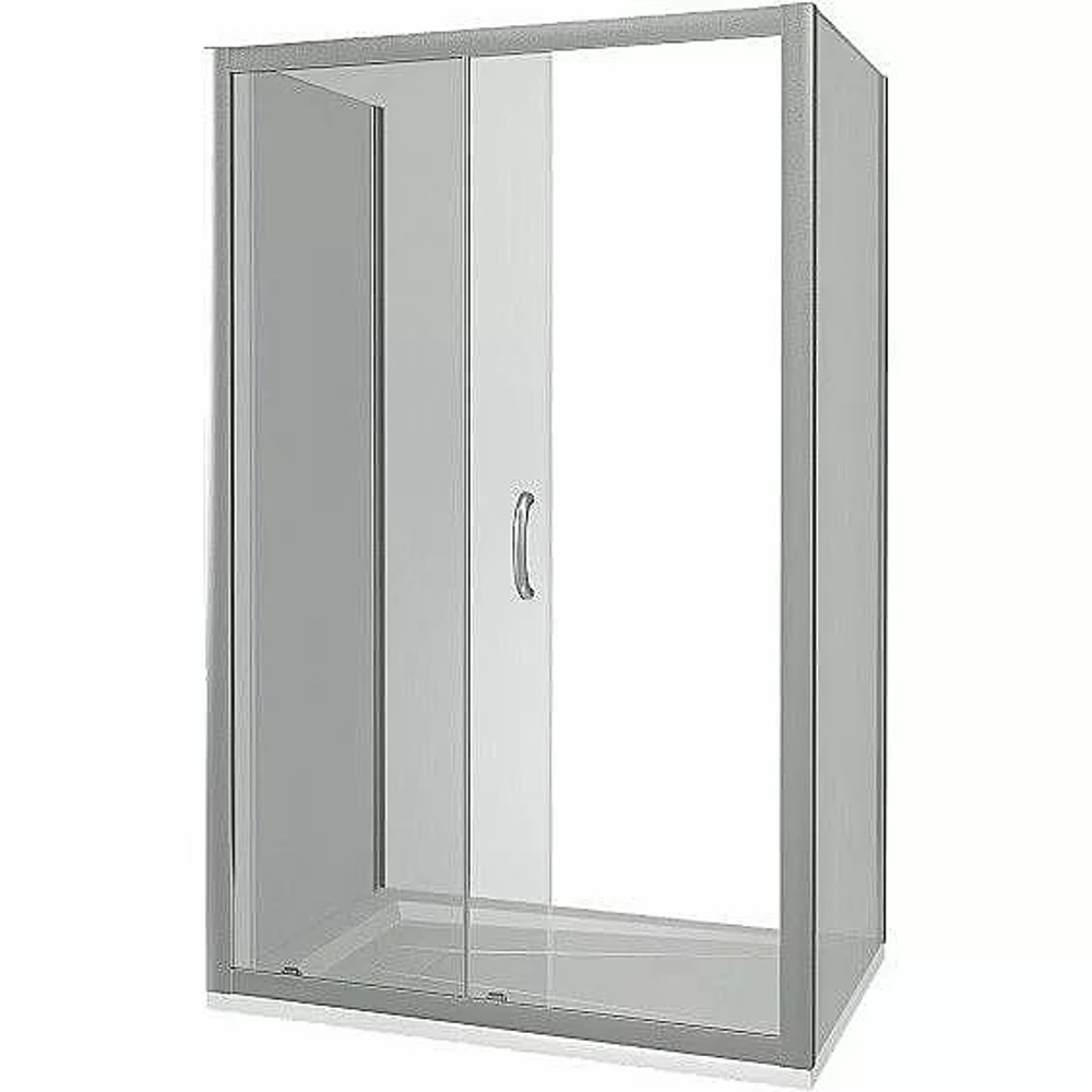 Душевой уголок Good Door Infinity WTW+SP+SP 120х90 стекло матовое/профиль хром