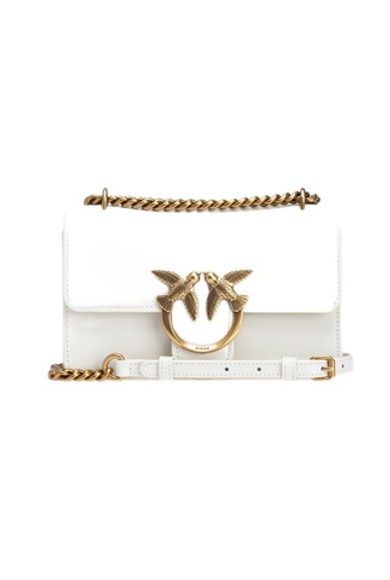 MINI LOVE BAG ONE SIMPLY – white/gold