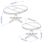 Обеденный набор - INGATORP/INGOLF IKEA/ИНГАТОРП/ИНГОЛЬФ ИКЕА, 110х74х87 см, белый