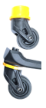 Колёса PLG-HK 22239-3 (высота 100), чёрный