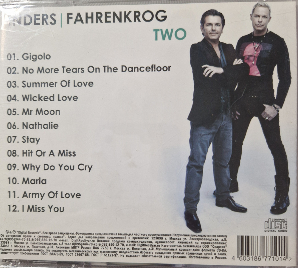 CD: Andres - Fahrenkrog — «Two» (2003)