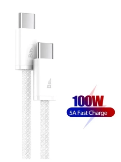 Провод зарядки Тайпси Базеус 100W для iPhone 16, Macbook