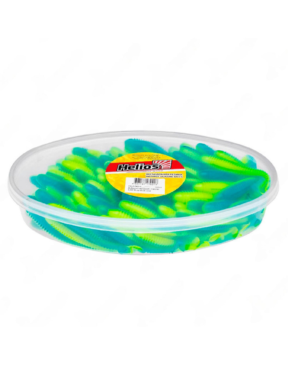 Виброхвост несъедобный Helios Catcher 2,75"/7 см Phosphorus 100шт. (HS-1-041-N)