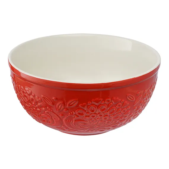 Миска для смешивания birds of paradise, 4,2 л, красная