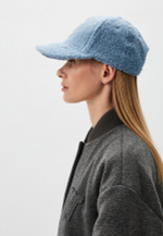 Кепка жен. Aeronautica 1195 голубой мишка