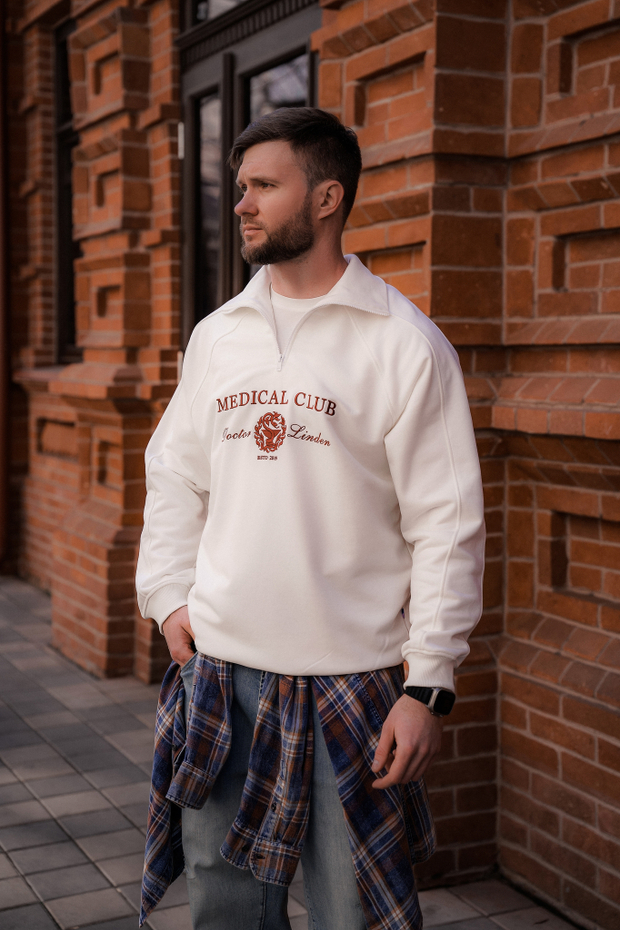 Анорак молочный