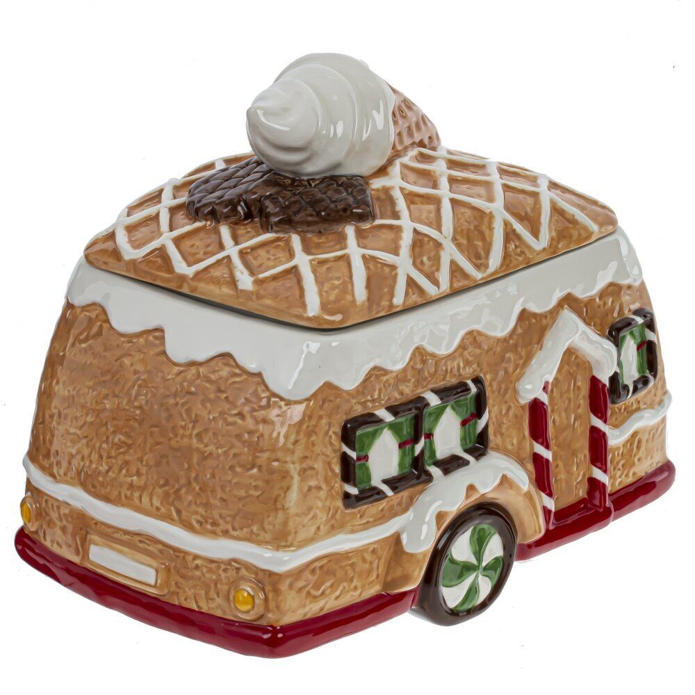 GAEM Конфетница "Пряничный фургон", 2600 мл, L22 W13 H11 см