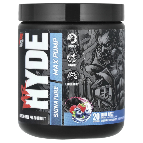 ProSupps, Hyde, Max Pump, со вкусом голубой малины, 224 г (7,9 унции)