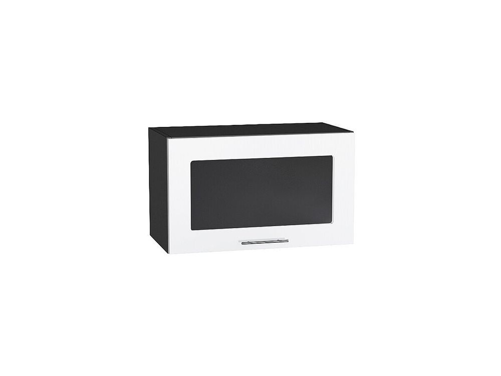 Шкаф верхний горизонтальный остекленный Валерия-М