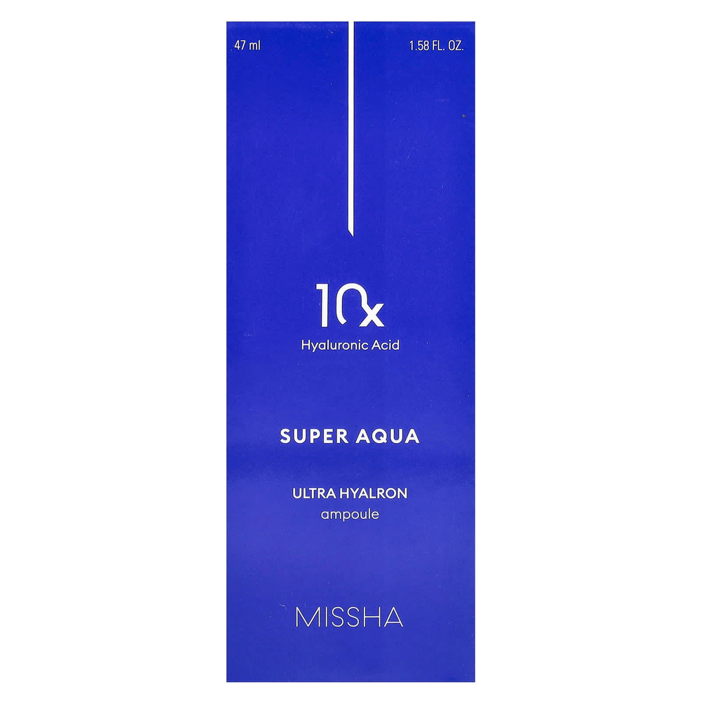 Missha, Super Aqua, ультра гиалроновая ампула, 47 мл (1,58 жидк. унц.)