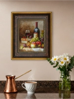 Картина настенная интерьерная в багетной раме 18*21 см