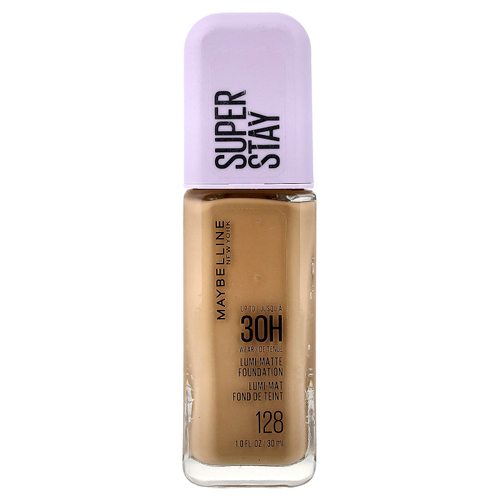 Maybelline, Super Stay, тональный крем для матовой кожи, оттенок 128, 30 мл (1 жидк. унция)