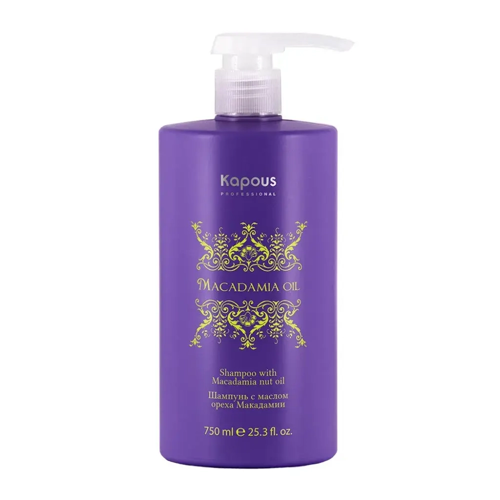 Шампунь с маслом ореха макадамии Kapous Professional, 750 мл
