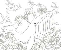 [Vol.7] Polar Bear's Adventure Cruise. Coloring Book