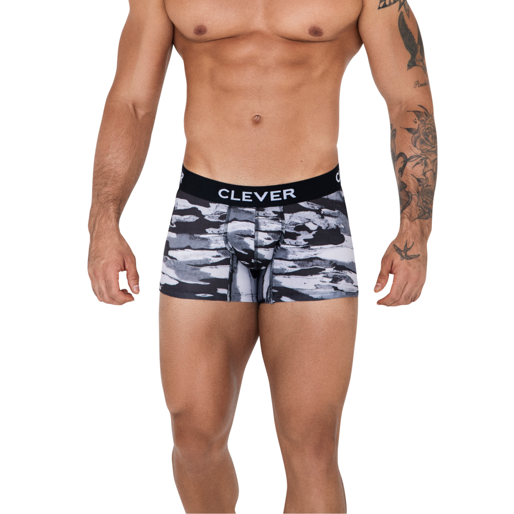 Мужские трусы хипсы серые Clever NAVIGATE TRUNKS 152212