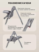 Стульчик-качели для кормления Rant Basic Mango Pro Graphite