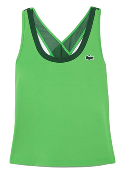 Женский топ теннисный Lacoste Ultra-Dry Strech Sport T-Shirt - green