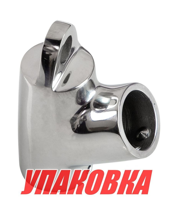 Тройник леера 7/8 (22,2 мм), 60 град с петлей (упаковка из 25 шт.)