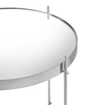 Столик josen, D43 см, серебряный/хром