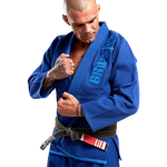 ги для BJJ Grips Italian blue