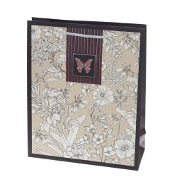 GAEM Пакет подарочный (бумага 210г/м2, блок микс 12шт), L26 W10 H32 см, 4в.