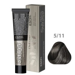 ESTEL De Luxe Silver Краска для волос, 5/11 светлый шатен пепельный интенсивный, 60мл