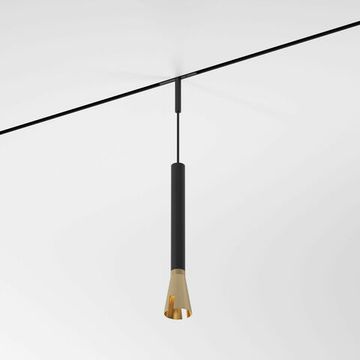 Трековый светильник 3W 3000K 85165/01 чёрный/латунь Mini Magnetic Elektrostandard