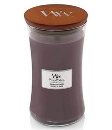 Замша и сандаловое дерево, ароматическая свеча, WoodWick