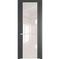 Межкомнатная дверь эмаль Profil Doors 1.7P графит стекло перламутровый лак
