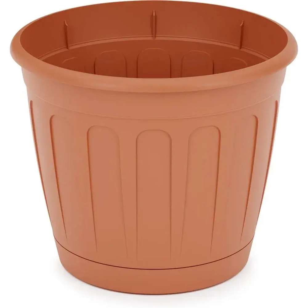 Горшок цв. Дионис 1,6л (коричневый) (комплект 32 шт)