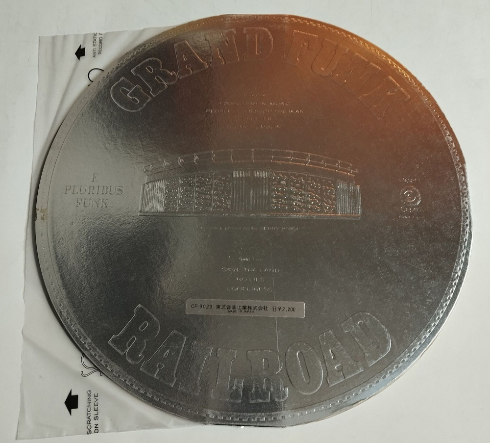 Винтажная виниловая пластинка LP Grand Funk Railroad E Pluribus Funk (Japan 1971)