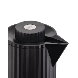 Alessi - Термокувшин Plisse 1л черный / артикул   MDL12 B  / GTIN 8003299461370