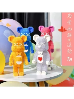 Конструктор Белый мишка из миниблоков 1469 деталей