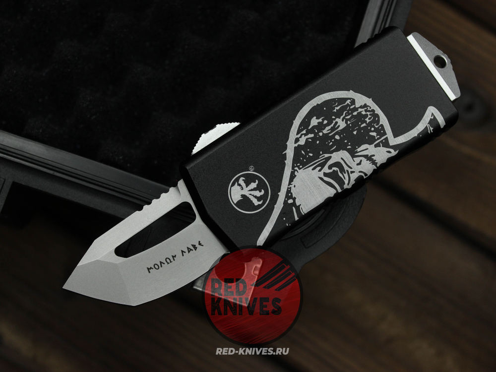 Нож Microtech Exocet T/E Memento Mori - танто клинок
