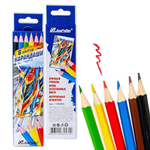 Карандаши 6цв. "Гонки" в коробке 7303М-6 (J.Otten)