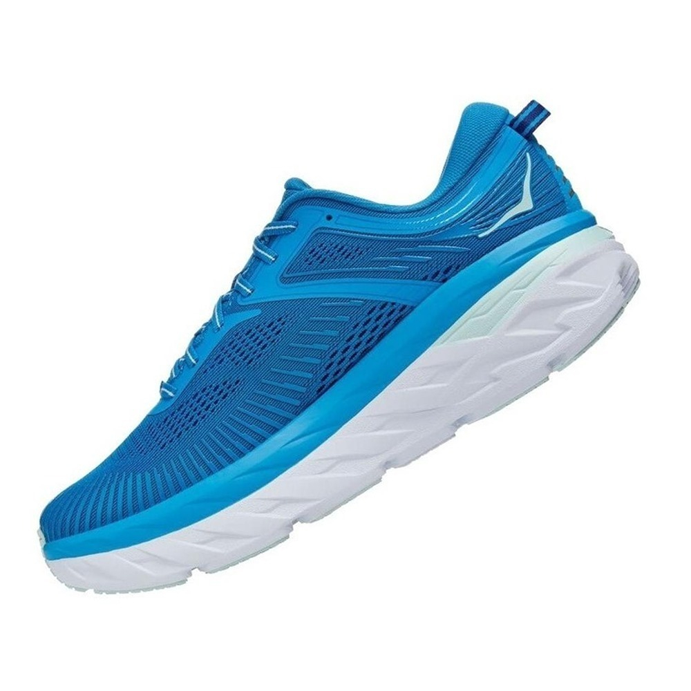 Кроссовки мужские HOKA M BONDI 7 Ibiza Blue / Blue Grass