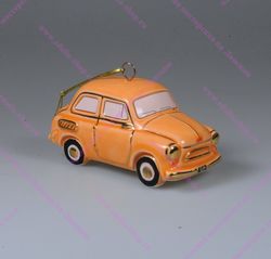 Фарфоровая ёлочная игрушка Запорожец Горбатый