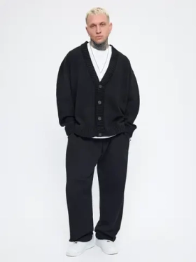 Кардиган вязаный оверсайз на пуговицах