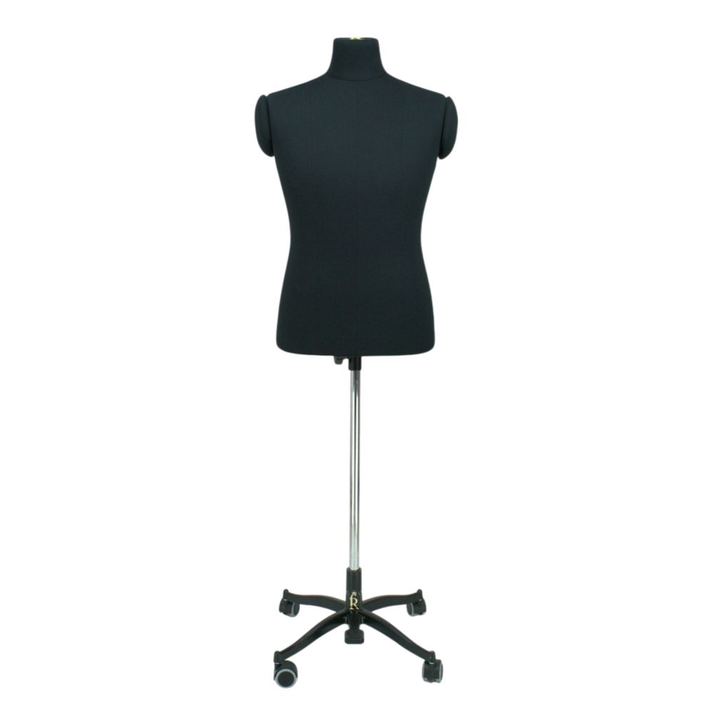 Манекен портновский мужской Ричард, комплект Стандарт, цвет черный, размер M, в комплекте подставка «Милан» и магнит-трафарет