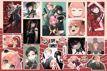 Стикерлист "Семья шпионов"