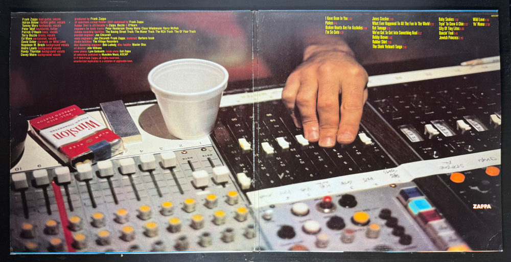 Frank Zappa – Sheik Yerbouti 2LP (Голландия 1979г.)