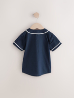 Рубашка в университетском стиле для мальчика Next E32-525, Темно-синий