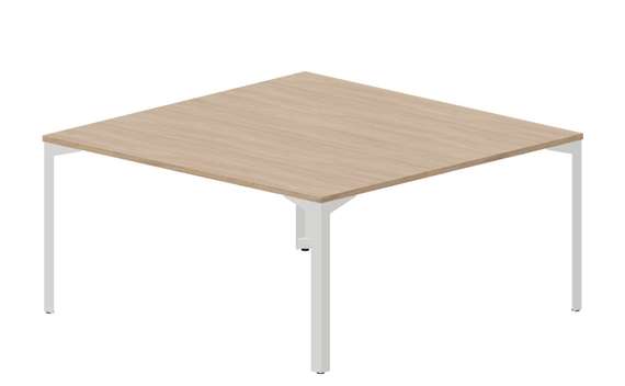 Составной стол на 2 рабочих места 158х156,6х75см, без отверстий