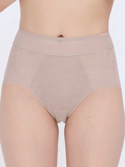 Высокие кружевные трусики Magic Band (Размер: XXL) (Цвет: дымчатый)