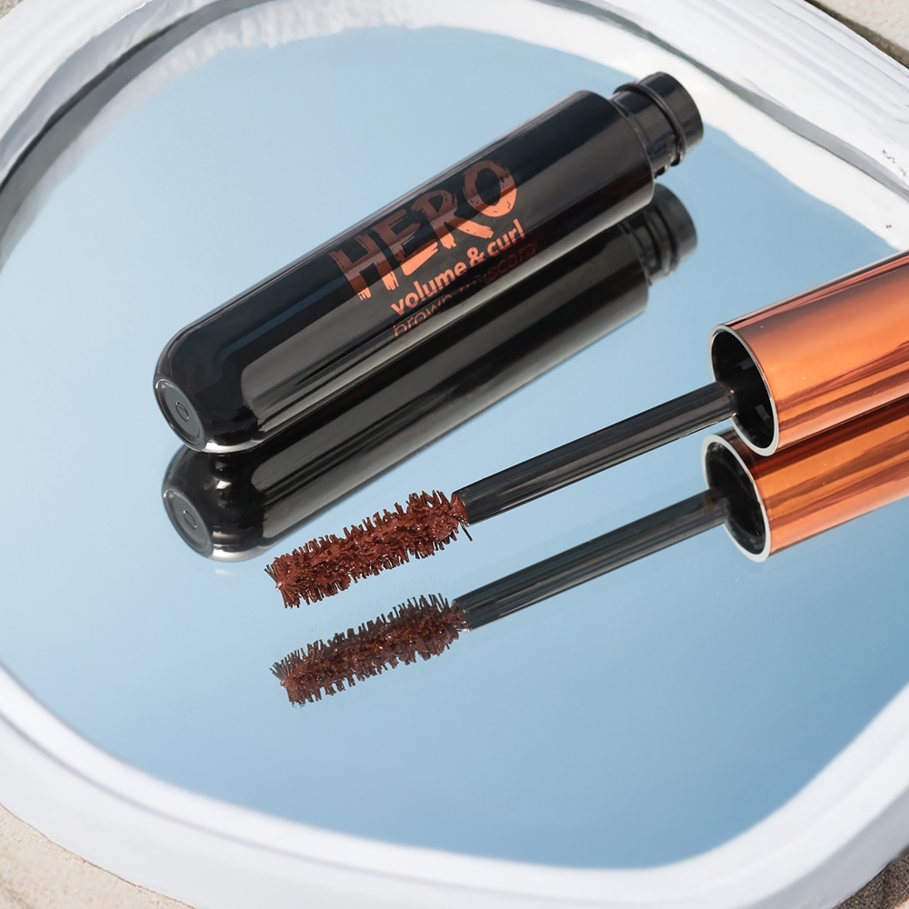 flormar Hero Volume & Curl Mascara - Тушь для ресниц, увеличивающая объем Brown, 10 ml