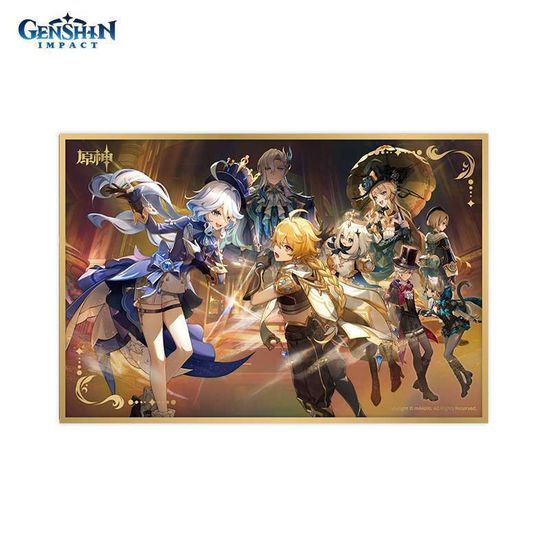 Доска шикиши Genshin Impact Лини Lyney Линетт Lynette Фремине Freminet Like the light rain falling for no reason 6976525004738