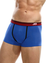 Мужские трусы-боксеры с контрастной тесьмой (Размер: XXL) (Цвет: красный)