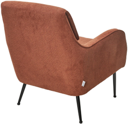 Кресло MAGDA Cato-08 коричневый, ткань / черный каркас, ®DISAUR