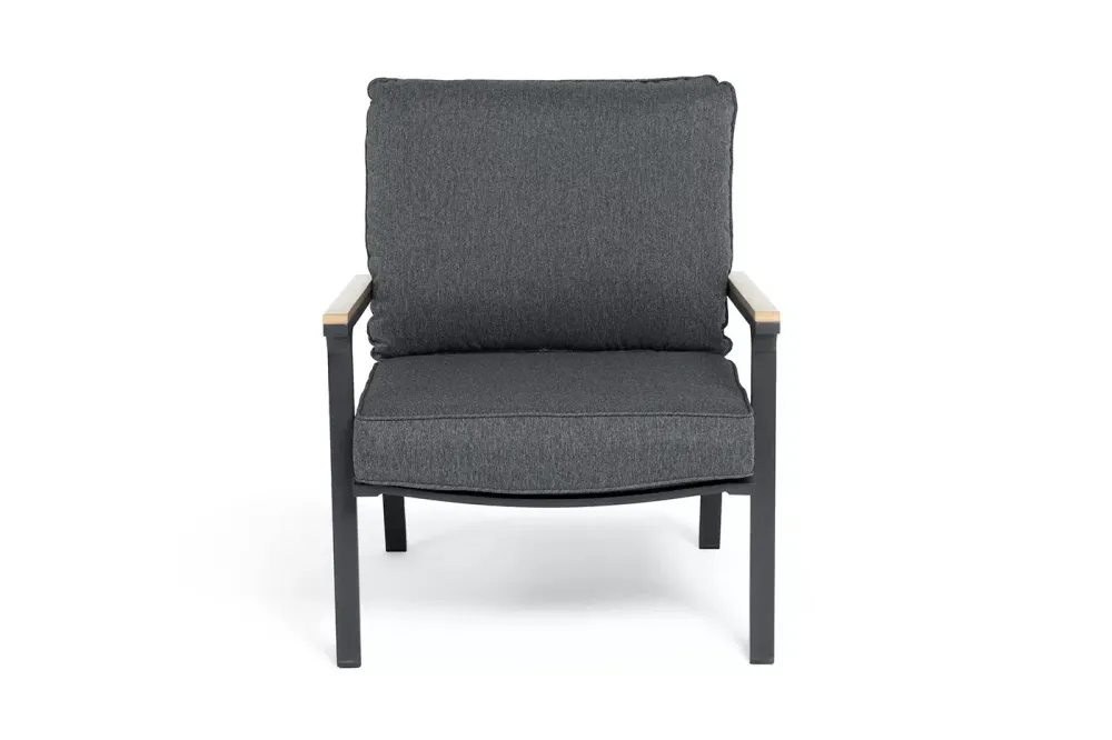 "Крокус" лаунж-зона 5-местная из алюминия, цвет темно-серый