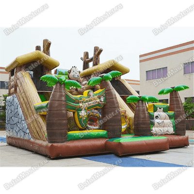 Надувной батут "Лесной мостик"